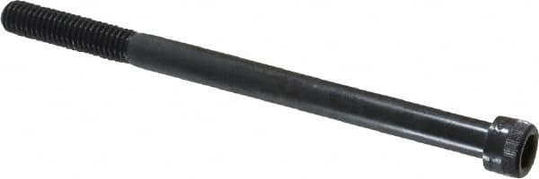 Holo-Krome - 3/8-16 UNC Hex Socket Drive, Socket Cap Screw - Alloy Steel, Black Oxide Finish, Partially Threaded, 5-1/2" Length Under Head - Benchmark Tooling