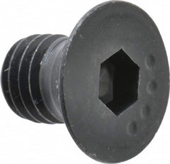 Made in USA - 1/2-13 UNC Hex Socket Drive, 82° Flat Screw - Alloy Steel, Black Oxide Finish, Fully Threaded, 3/4" OAL - Benchmark Tooling