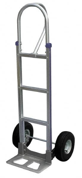 Vestil - 500 Lb Capacity 52-1/2" OAH Hand Truck - P-Shape Handle, Aluminum - Benchmark Tooling