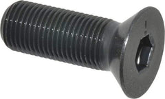 Made in USA - 1/2-20 UNF Hex Socket Drive, 82° Flat Screw - Alloy Steel, Black Oxide Finish, Fully Threaded, 1-1/2" OAL - Benchmark Tooling