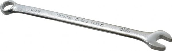 Proto - 5/16" 12 Point Combination Wrench - 5-3/8" OAL, Steel, Satin Finish - Benchmark Tooling