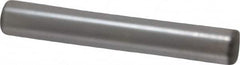 Made in USA - 5/16" Diam x 2" Pin Length Grade 8 Alloy Steel Standard Dowel Pin - Bright Finish, C 47-58 & C 60 (Surface) Hardness, 11,500 Lb (Single Shear), 23,000 Lb (Double Shear) Breaking Strength, 1 Beveled & 1 Rounded End - Benchmark Tooling