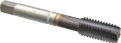 Guhring - 1/2-13 UNC 2B 4 Flute FIREX Finish Cobalt Straight Flute Machine Tap - Modified Bottoming, Right Hand Thread, 3-3/8" OAL, Oversize - Exact Industrial Supply