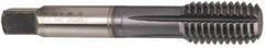 Guhring - M14x2.00 Metric Coarse H6 Thread Limit Modified Bottoming Thread Forming Tap - Cobalt, TiCN Finish, 3.591" OAL, 0.787" Thread Length, Right Hand Thread, Series 3942 - Benchmark Tooling