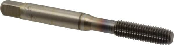 Guhring - 1/4-28 UNF 2BX Modified Bottoming Thread Forming Tap - Cobalt, TiCN Finish, 2-1/2" OAL, 0.374" Thread Length, Right Hand Thread, Series 3944 - Benchmark Tooling