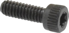 Camcar - #5-40 UNC Torx Plus Drive, Socket Cap Screw - Alloy Steel, Black Oxide Finish, Fully Threaded, 3/8" Length Under Head - Benchmark Tooling