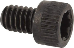 Camcar - #8-32 UNC Torx Plus Drive, Socket Cap Screw - Alloy Steel, Black Oxide Finish, Fully Threaded, 1/4" Length Under Head - Benchmark Tooling