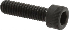 Made in USA - #8-32 UNC Hex Socket Drive, Socket Cap Screw - Alloy Steel, Black Oxide Finish, Fully Threaded, 5/8" Length Under Head - Benchmark Tooling