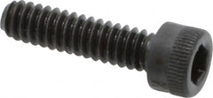 Made in USA - #10-24 UNC Hex Socket Drive, Socket Cap Screw - Alloy Steel, Black Oxide Finish, Fully Threaded, 3/4" Length Under Head - Benchmark Tooling