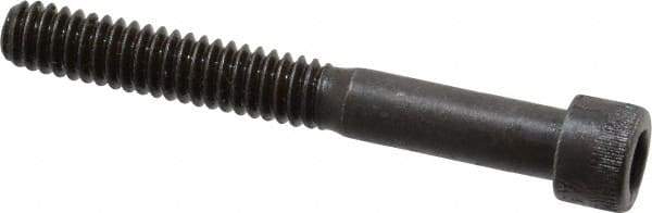 Made in USA - 1/4-20 UNC Hex Socket Drive, Socket Cap Screw - Alloy Steel, Black Oxide Finish, Partially Threaded, 2" Length Under Head - Benchmark Tooling