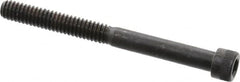 Made in USA - 1/4-20 UNC Hex Socket Drive, Socket Cap Screw - Alloy Steel, Black Oxide Finish, Partially Threaded, 2-3/4" Length Under Head - Benchmark Tooling