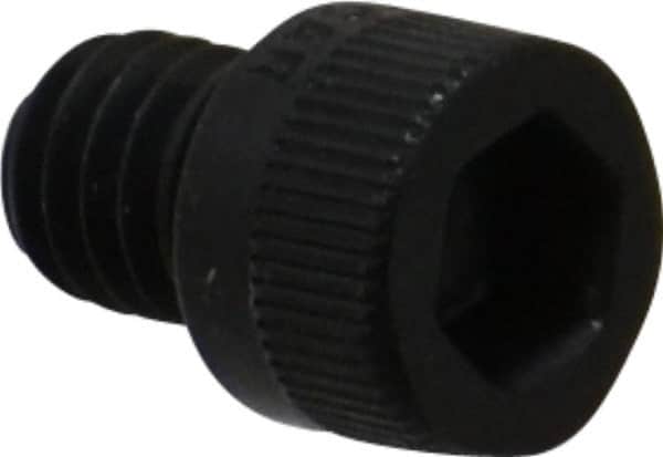 Made in USA - 5/16-18 UNC Hex Socket Drive, Socket Cap Screw - Alloy Steel, Black Oxide Finish, Fully Threaded, 3/8" Length Under Head - Benchmark Tooling