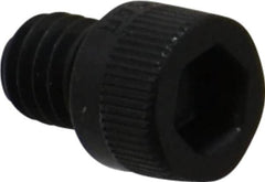 Made in USA - 5/16-18 UNC Hex Socket Drive, Socket Cap Screw - Alloy Steel, Black Oxide Finish, Fully Threaded, 3/8" Length Under Head - Benchmark Tooling