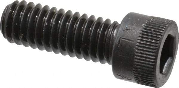 Made in USA - 5/16-18 UNC Hex Socket Drive, Socket Cap Screw - Alloy Steel, Black Oxide Finish, Fully Threaded, 7/8" Length Under Head - Benchmark Tooling
