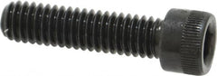 Made in USA - 5/16-18 UNC Hex Socket Drive, Socket Cap Screw - Alloy Steel, Black Oxide Finish, Fully Threaded, 1-1/4" Length Under Head - Benchmark Tooling