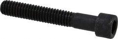 Made in USA - 5/16-18 UNC Hex Socket Drive, Socket Cap Screw - Alloy Steel, Black Oxide Finish, Partially Threaded, 2" Length Under Head - Benchmark Tooling