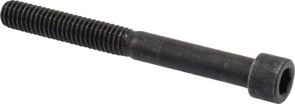 Made in USA - 5/16-18 UNC Hex Socket Drive, Socket Cap Screw - Alloy Steel, Black Oxide Finish, Partially Threaded, 3" Length Under Head - Benchmark Tooling
