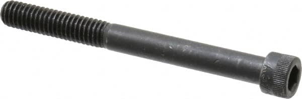 Made in USA - 5/16-18 UNC Hex Socket Drive, Socket Cap Screw - Alloy Steel, Black Oxide Finish, Partially Threaded, 3-1/4" Length Under Head - Benchmark Tooling