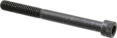 Made in USA - 5/16-18 UNC Hex Socket Drive, Socket Cap Screw - Alloy Steel, Black Oxide Finish, Partially Threaded, 3-1/4" Length Under Head - Benchmark Tooling