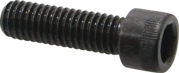 Made in USA - 3/8-16 UNC Hex Socket Drive, Socket Cap Screw - Alloy Steel, Black Oxide Finish, Fully Threaded, 1-1/4" Length Under Head - Benchmark Tooling