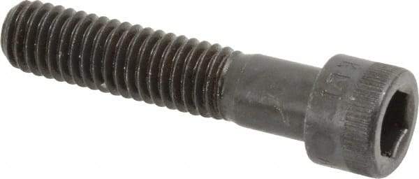 Made in USA - 3/8-16 UNC Hex Socket Drive, Socket Cap Screw - Alloy Steel, Black Oxide Finish, Partially Threaded, 1-3/4" Length Under Head - Benchmark Tooling