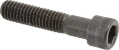 Made in USA - 3/8-16 UNC Hex Socket Drive, Socket Cap Screw - Alloy Steel, Black Oxide Finish, Partially Threaded, 1-3/4" Length Under Head - Benchmark Tooling