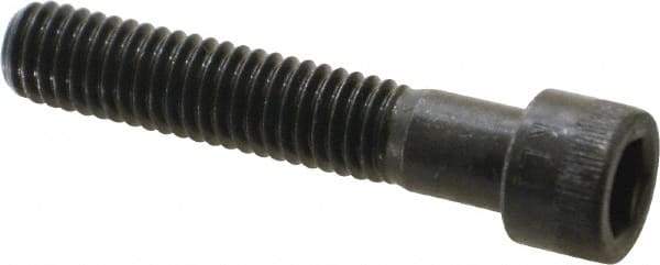 Made in USA - 3/8-16 UNC Hex Socket Drive, Socket Cap Screw - Alloy Steel, Black Oxide Finish, Partially Threaded, 2" Length Under Head - Benchmark Tooling