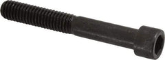 Made in USA - 3/8-16 UNC Hex Socket Drive, Socket Cap Screw - Alloy Steel, Black Oxide Finish, Partially Threaded, 2-3/4" Length Under Head - Benchmark Tooling