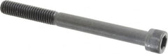 Made in USA - 3/8-16 UNC Hex Socket Drive, Socket Cap Screw - Alloy Steel, Black Oxide Finish, Partially Threaded, 4" Length Under Head - Benchmark Tooling