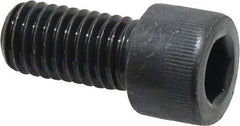 Made in USA - 1/2-13 UNC Hex Socket Drive, Socket Cap Screw - Alloy Steel, Black Oxide Finish, Fully Threaded, 1" Length Under Head - Benchmark Tooling