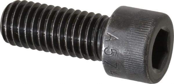 Made in USA - 1/2-13 UNC Hex Socket Drive, Socket Cap Screw - Alloy Steel, Black Oxide Finish, Fully Threaded, 1-1/4" Length Under Head - Benchmark Tooling