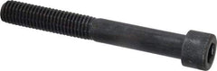 Made in USA - 1/2-13 UNC Hex Socket Drive, Socket Cap Screw - Alloy Steel, Black Oxide Finish, Partially Threaded, 4" Length Under Head - Benchmark Tooling