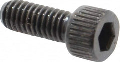 Made in USA - #6-40 UNF Hex Socket Drive, Socket Cap Screw - Alloy Steel, Black Oxide Finish, Fully Threaded, 3/8" Length Under Head - Benchmark Tooling