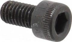 Made in USA - #10-32 UNF Hex Socket Drive, Socket Cap Screw - Alloy Steel, Black Oxide Finish, Fully Threaded, 3/8" Length Under Head - Benchmark Tooling