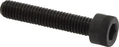 Made in USA - #10-32 UNF Hex Socket Drive, Socket Cap Screw - Alloy Steel, Black Oxide Finish, Fully Threaded, 1" Length Under Head - Benchmark Tooling