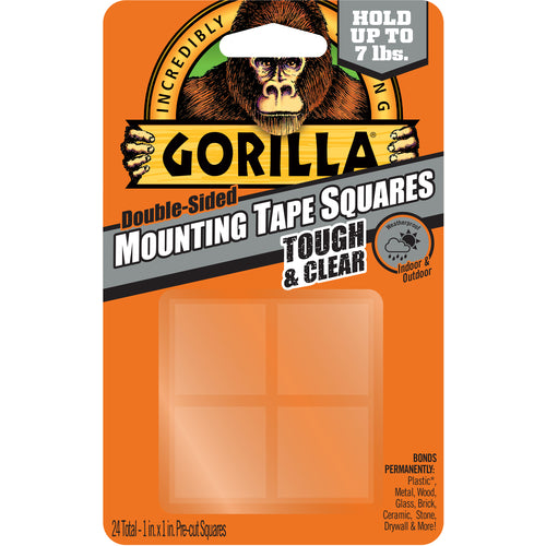 Gorilla Clear Mounting Tape Squares