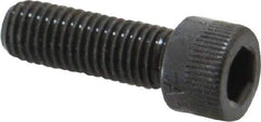 Made in USA - 1/4-28 UNF Hex Socket Drive, Socket Cap Screw - Alloy Steel, Black Oxide Finish, Fully Threaded, 3/4" Length Under Head - Benchmark Tooling