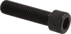 Made in USA - 1/4-28 UNF Hex Socket Drive, Socket Cap Screw - Alloy Steel, Black Oxide Finish, Fully Threaded, 1" Length Under Head - Benchmark Tooling