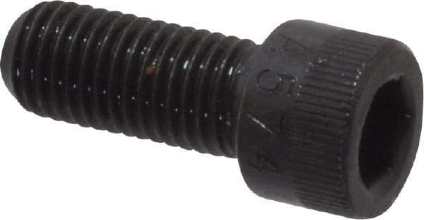 Made in USA - 5/16-24 UNF Hex Socket Drive, Socket Cap Screw - Alloy Steel, Black Oxide Finish, Fully Threaded, 3/4" Length Under Head - Benchmark Tooling