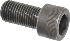 Made in USA - 3/8-24 UNF Hex Socket Drive, Socket Cap Screw - Alloy Steel, Black Oxide Finish, Fully Threaded, 3/4" Length Under Head - Benchmark Tooling