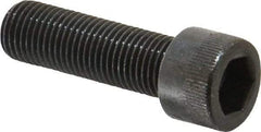 Made in USA - 3/8-24 UNF Hex Socket Drive, Socket Cap Screw - Alloy Steel, Black Oxide Finish, Fully Threaded, 1-1/4" Length Under Head - Benchmark Tooling