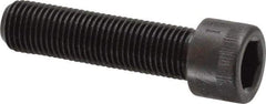 Made in USA - 3/8-24 UNF Hex Socket Drive, Socket Cap Screw - Alloy Steel, Black Oxide Finish, Fully Threaded, 1-1/2" Length Under Head - Benchmark Tooling
