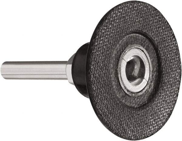 DeWALT - 3" Diam Quick-Change Disc Backing Pad - 1/4" Shank Diam, 20,000 RPM, Roloc Compatible - Benchmark Tooling