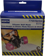 North - Series 7700, Size S Half Mask Respirator - 2-Point Suspension, Threaded Connection - Benchmark Tooling