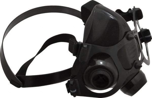 North - Series 7700, Size M Half Mask Respirator - 2-Point Suspension, Threaded Connection - Benchmark Tooling