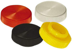 Made in USA - Knurled Plastic Thumb Screw - 5/8" OAL, 5/8" Head Diam x 7/32" Head Height - Benchmark Tooling