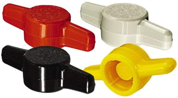 Made in USA - Tee Plastic Thumb Screw - 26mm OAL, 26mm Head Diam x 6.6mm Head Height - Benchmark Tooling