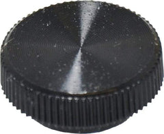 Made in USA - Knurled Plastic Thumb Screw - 16mm OAL, 16mm Head Diam x 6.5mm Head Height - Benchmark Tooling