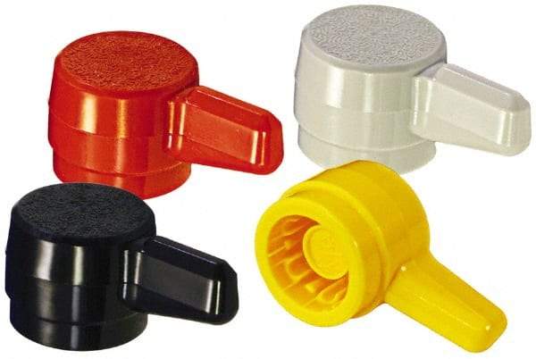 Made in USA - L Plastic Thumb Screw - 11/16" OAL, 11/16" Head Diam x 7/16" Head Height - Benchmark Tooling