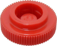 Made in USA - Knurled Plastic Thumb Screw - 5/8" OAL, 5/8" Head Diam x 7/32" Head Height - Benchmark Tooling